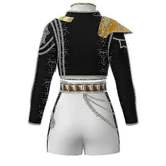 KPop Demon Hunters Cosplay Rumi Mira Zoey Kostume Halloween Karneval Sæt Fest Fancy Kjole til Kvinder _b Børn 150 Rumi Rumi Kids 150