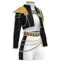 Kpop Demon Hunters Cosplay Kostumesæt - Rumi Mira Zoey Halloween Karnevalskostume, Party Maskeradekjole til Kvinder, Anime Rollespil Rumi_yux Rumi Adult XXL | Fyndiq