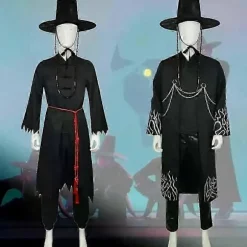 Kpop Demon Hunters Cosplay Kostume - Jinu Idol Outfit med Paryk og Hat Boguge Maskerade Anime Rollespilsdragt B Voksen S B-FA- B Adult S