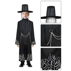 Kpop Demon Hunters Cosplay Kostume - Jinu Idol Outfit med Paryk og Hat, Bog Uge Udklædning, Anime Rollespil Kostume A Adult XXL