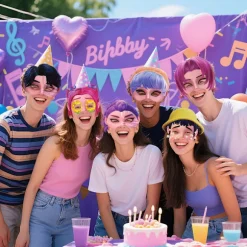 Kpop! Dæmonjæger - Maske - Maskerade - Festdekorationer - 12-dele sæt