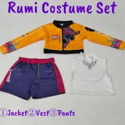 K-Pop Rumi Zoey Mira Demon Hunter Cosplay Kostumesæt [GKS]