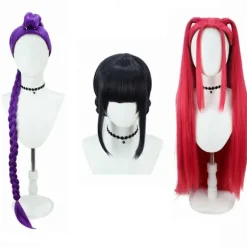 K-pop Scene Cosplay Paryk Mira Rumi Zoey Idol Hårstykke til Performance & Fest Zoey Zoey Voksne Zoey Adults