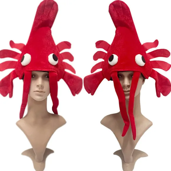 Krebs-Krabben-Hatt Partyhatt Sjov Kreativ Halloween Cosplay