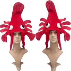 Krebs-Krabben-Hatt Partyhatt Sjov Kreativ Halloween Cosplay