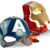 Kryc Marvel Avengers 4 Iron Man Captain America Maske Lys Lyd Åben Ansigts Hjelm Maske Til Børn Halloween A Thsidne