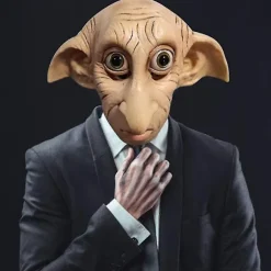 Kryc-voksen Dobby-maske, Halloween Cosplay-maske Elven Dwarf Elf Latex-maske Fuld Hoved Kostume Rekvisitter Realistisk Maske Til Karneval Maskerade Fest 1 stk | Fyndiq