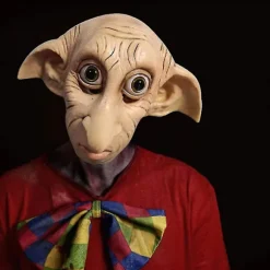 Kryc-voksen Dobby-maske, Halloween Cosplay-maske Elven Dwarf Elf Latex-maske Fuld Hoved Kostume Rekvisitter Realistisk Maske Til Karneval Maskerade Fest 1 stk | Fyndiq