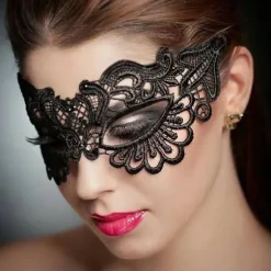 Kvinde Blonder Venetiansk Maskerade Bal Blonder Maske Sexet Venetiansk Maskerade Karneval Fest Bal Ansigtsmaske