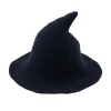 Kvinde Heks Hat Til Halloween Uld Hatte Bred Skygge Spire Strikket Hue Fest Og Daglig（M，Stil 3）