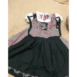 Kvinder Traditionel Oktoberfest-kjole tysk øl Wench Dirndl-kjole med forklæde Kostume Festkjole Xs-6xl Plus Size 4XL