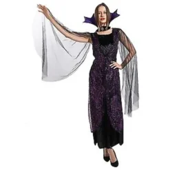 Kvinder Vampyr Dronning Kostume Gotisk Halloween Kjole Middelalderlig Viktoriansk Flagermus Cosplay Karneval Påske Purim Fancy Kjole (S)