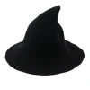Kvindernes Halloween Heksehat Uld Hat Bred Skygge Spire Strikket Stil 4