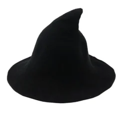 Kvindernes Halloween Heksehat Uld Hat Bred Skygge Spire Strikket Stil 4