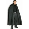 Kvinders 56-tommer lang sort vampyrkostume kappe sort one size