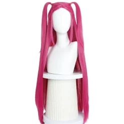 KZQ-Demon K-pop Hunter Kostume Rumi Paryk Mira Zoe Realistisk Anime Cosplay Paryk til Cosplay Konvention Lilla Rumi Mira【Paryk】 Mira【Wig】 child