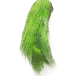 KZQ-Julegrønne Vanter Plys Grinch Vanter Jule Cosplay Kostume Tilbehør Karneval Ferie Julefrokost Favorit Gave