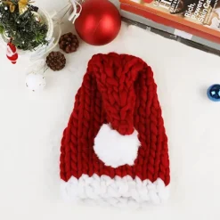 L Voksen Julehat Dame Vinter Strikhue Mode Hat