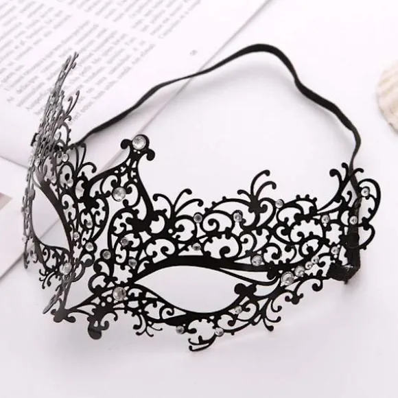 Lady Of Luck Kvinders Maskeradebold Blondermaske Sexy Venetian Maskerade Karneval