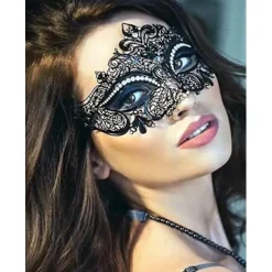 Lady Of Luck Maskerade Masker, Venetianske Masker, Metal Maskerade Maske til Kvinder Laserskåret Festmaske (sort Maskerade Maske kompatibel Kvinder) | Fyndiq