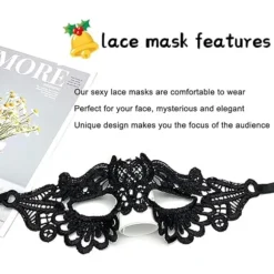 Lady of Luck Venetiansk Maske til Mænd Blonde Maske Venetiansk Mascara Prom Halloween Fest