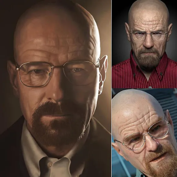 Latex Full Head Overhead Walter White Breaking Bad Halloween Cosplay Mask