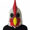 Latex Hanekostume til Voksne - Kylling Hanekostume Maske til Halloween