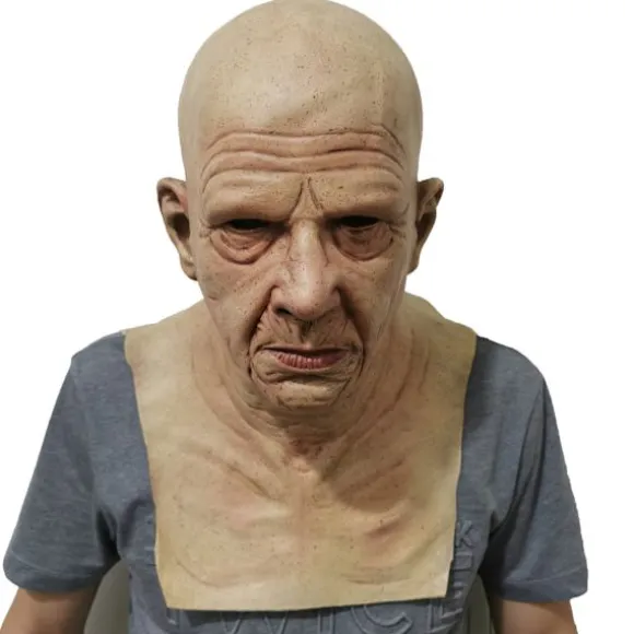 Latex Realistisk Mands Ansigtsmaske Mænd Forklædning Cosplay Halloween