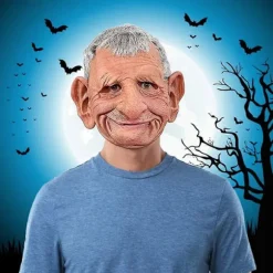 [LCS] Gammel Mand Maske Realistisk Latex Skræmmende Gammel Mand Maske Fuld Hoved Menneskemaske Fest Cosplay Realistisk Halloween Maske Voksen Sjov Kostume Maske | Fyndiq