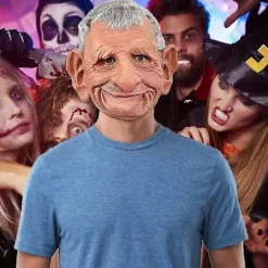 [LCS] Gammel Mand Maske Realistisk Latex Skræmmende Gammel Mand Maske Fuld Hoved Menneskemaske Fest Cosplay Realistisk Halloween Maske Voksen Sjov Kostume Maske | Fyndiq