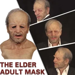 [LCS] Halloween Gammel Mand Latex Maske Cosplay Party Helmasker Hovedbeklædning