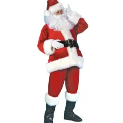 [LCS] Julemandsdragt 7 dele komplet julekostume til voksne Cosplay Julemandsdragt plus julemand xl puls (170-180cm) 170-180cm