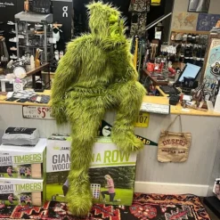 [LCS]Grinch Kostume Jul Cosplay Voksen Julemand Kostume Sæt Jule Cosplay Fest Bedste Julegave Xl