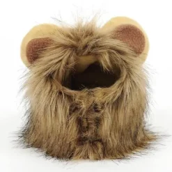 [LCS]Kæledyrskostume Kompatibel med Ferie Kat Hund Julehat Outfit - Løvemanke S