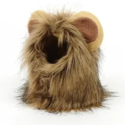 [LCS]Kæledyrskostume Kompatibel med Ferie Kat Hund Julehat Outfit - Løvemanke S