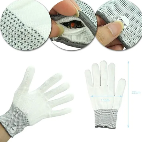 LED Handsker, 1 Par LED Flerfarvede Blinkende Handsker, Blinkende