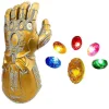Led Light Up Thanos Infinity Gauntlet Til Den Elektroniske Næve Pvc Handsker Med Batterier