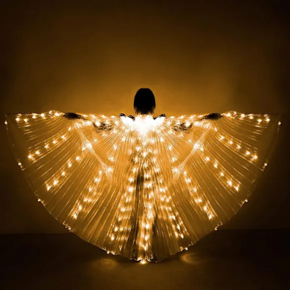 LED Lys Belly Dance Isis Vinger - Bellydance Glow Angel da,ZQKLA