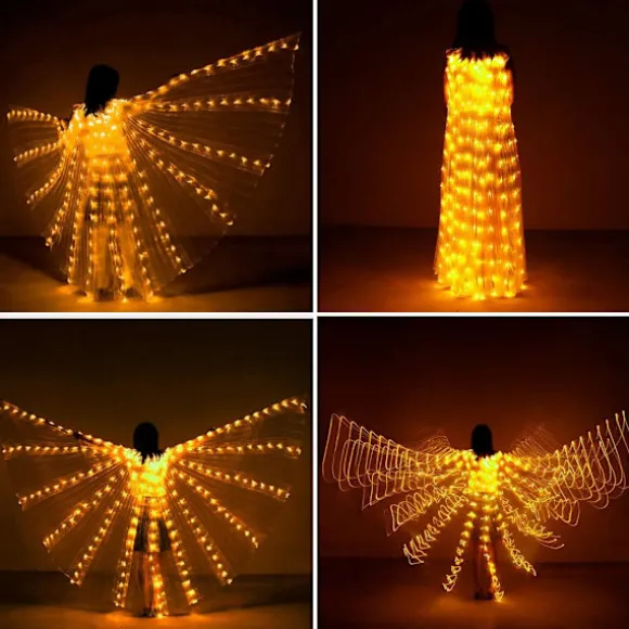 LED Lys Belly Dance Isis Vinger - Bellydance Glow Angel da,ZQKLA