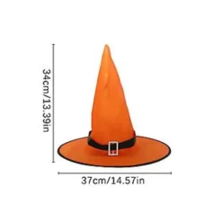 LED Lys Heks Hatte Halloween Kostume Cosplay Rekvisitter Udendørs Træ Hængende Ornament Party Dekoration Halloween Dekoration (Ingen Lys Pink)
