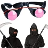 LED Lysende Briller Sjove Røde Øjne Halloween Cosplay Tilbehør Fest