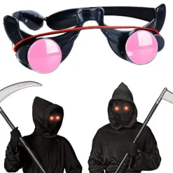 LED Lysende Briller Sjove Røde Øjne Halloween Cosplay Tilbehør Fest