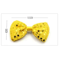 LED lysende butterfly med fire lys blinkende pailletter butterfly bar danse rekvisitter yellow