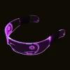LED-briller - Lysende Cyberpunk Futuristiske Neon Rave DJ-briller Genopladelige Fuld Farve (Kontrollerbar Farve)