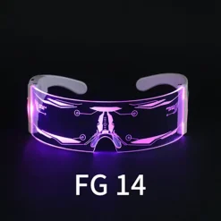 Led-briller Rave-briller til Cosplay-festivaler Halloween