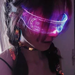 LED-briller Rave-briller til Cosplay-festivaler Halloween