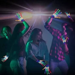 LED-handsker til børn, teenagere og voksne, legetøj til 3-13 år og opefter