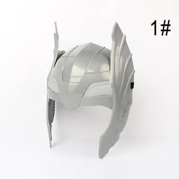 LED-lysende lyde Thor Hammer hjelm maske børn cosplay legetøj actionfigur forsyninger
