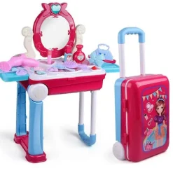 Legetøj til børn Butik Rolleleg Trolley Kuffert Uddannelsesmæssige Formål Festdekorationer Bærbar Opbevaring 1 Sæt Assorted Color 30X19X11cm