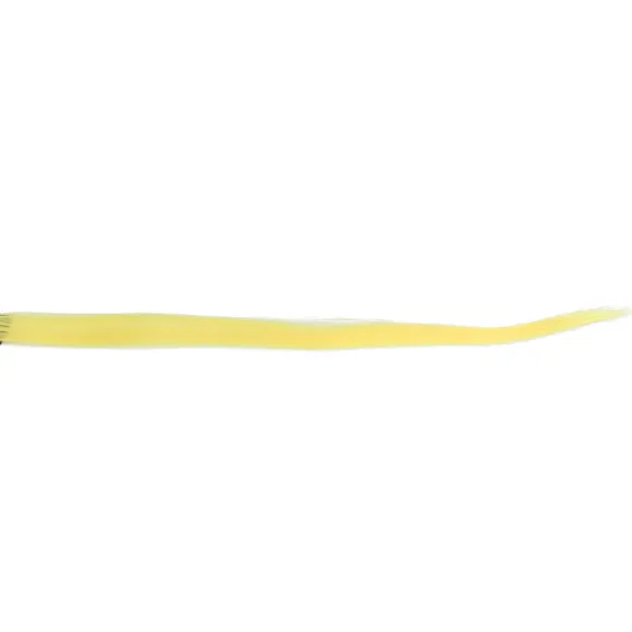 Lige Hårstykke Clip Lyse Farve Hår Extensions Hårstykke til Cosplay Udklædningsfest HolidayYellow